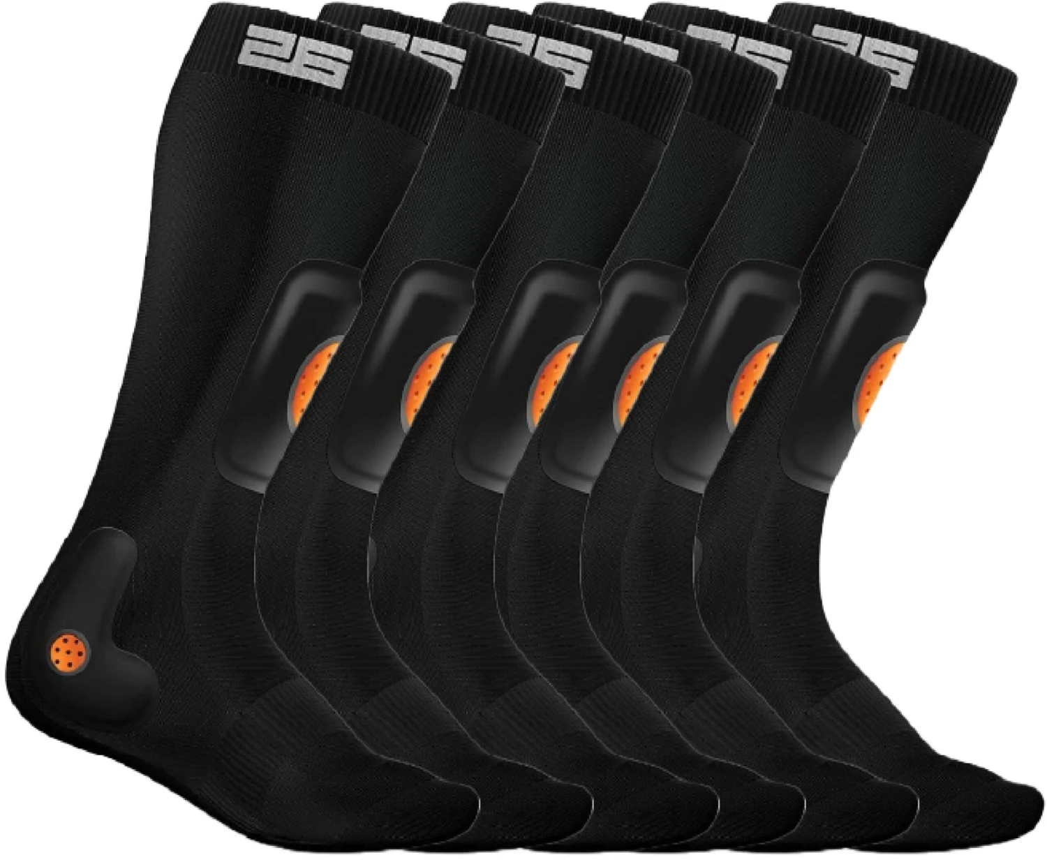 Stable 26 Ski Tibial Socks (6 Pairs) 2 Stable 26 Ski Tibial Socks (6 Pairs)