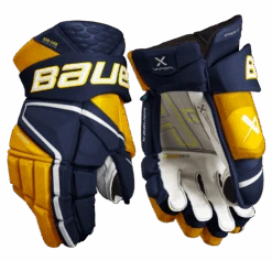 Bauer Vapor Hyperlite Senior Hockey Gloves 25 Bauer Vapor Hyperlite Senior Hockey Gloves -Hockey Discount Store HYPERLITE SR FRONT NVG2